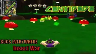 Я просто хотел поиграть, а не устраивать войну с насекомыми - Centipede PS1😭