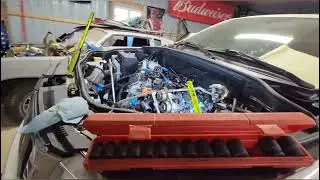 2012 Jeep Grand Cherokee engine removal.