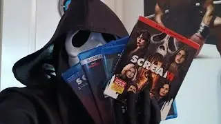 GHOSTFACE UNBOXING ALL 6 SCREAM MOVIES ON BLU RAY +DIGITAL COPY