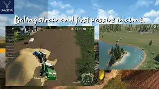 FS19 - No Money More Fun - Day #012: Baling straw and first passive income.