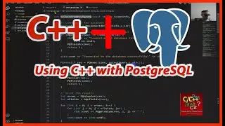 Using C++ with PostgreSQL | Software Coding Tutorials Channel