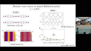 Anurag Banerjee &mdash; Density wave states in the strongly correlated Hubbard model