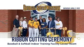 GSW Baseball Indoor Training Facility's Locker Room Ribbon-Cutting Ceremony