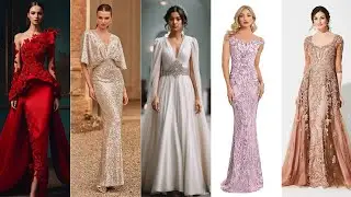 Satin Lace Semi Formal Sheath Column Mother Of The Bride Dresses #2024 Bridesmaid Dresses