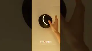 Modern Adjustable Moon Eclipse Creative LED Wall Sconce  #lamp #light #walllights #lighting