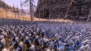 16 000 Soldier of Gondors VS 15 000 Dwarf Swordsmans | Ultimate Epic Battle Simulator 2 | UEBS2