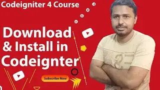 Downloading and install the codeigniter 4 | Download and install Codeigniter with composer