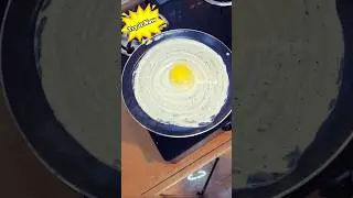 Egg Dosa in 2 Min | Quick Breakfast Recipe #eggdosa #eggrecipe #shorts