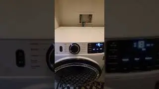 brand new General Electric front load washer spin cycle motor noise.
