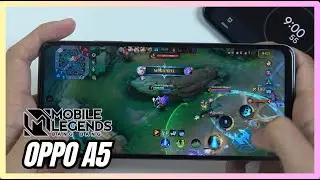 Oppo A5 Mobile Legends Gaming test MLBB | Dimensity 6300, 90Hz Display