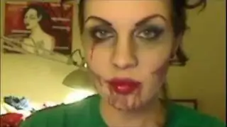 Zombie Make up tutorial : Dead Sexy Pin up