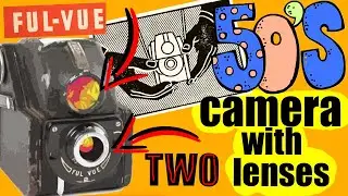 Weird 50's camera with TWO lenses!