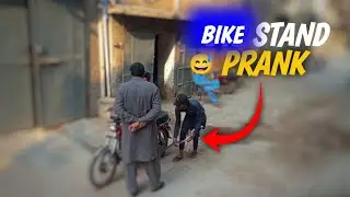 Bike STAND funny 😂 prank with stranger