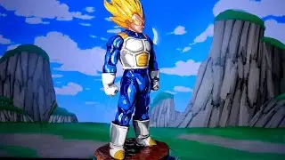Sculpting Vegeta Dragon Ball from Air Dry Clay