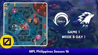 [Mini Map] Omega Esports vs ONIC Philippines - Game 1 - Week 8 Day 1 - Regular Season - MPL PH S16