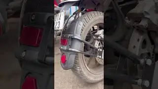 Royal Enfield Hunter 350 Tyre Hugger installing and modified dune hear M.8336863669 #tranding #bike