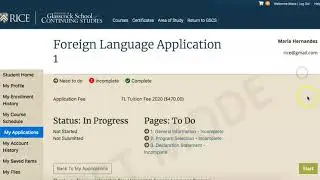 Rice Foreign Language Program Application Process