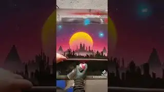 Synthwave Art! #shorts #youtubeshorts #synthwave #synth #viral #viralvideo