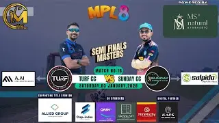 ПОЛУФИНАЛ 2 || MASTERS - TURF CC ПРОТИВ SUNDAY CC || 8-й сезон MPL от CMC ||