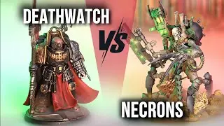 DEATHWATH VS NECRONS | Battle report Warhammer 40000