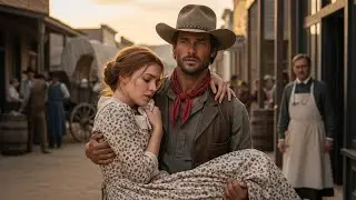A Woman Was Shot In The Crossfire Of A Range War, The Cowboy Got Her Out Before The Next Round