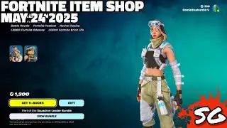 Fortnite item shop | *NEW SQUADRON LEADER SKIN + 2 NEW ICON SERIES EMOTES* | 24-May-2025