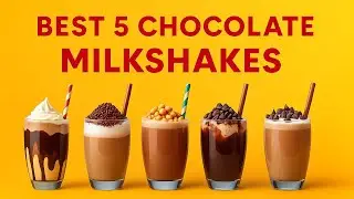 Best 5 chocolate 🍫 milkshakes ASMR | easy to make #dairymilk #chocolate #milkshake #Recipe #viral