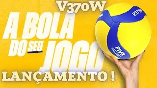 BOLA DE VÔLEI NOVA MIKASA V370W QUADRA BOA E BARATA - REVIEW #