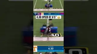 Tennessee WR Dont&rsquo;e Thornton Jr Runs 4.30 at NFL Combine!