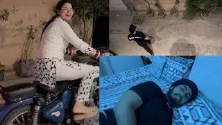 Bullet chori prank 🙃😜 / husband wife prank / prank on husband / punjabi vlog / mr mes pawar
