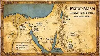 Matot-Masei revealing the SPIRITUAL JOURNEY OF THE SOUL back to Divine Consciousness