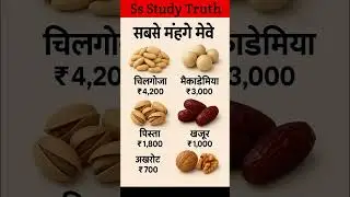 The most expensive nuts 👈  सबसे महंगी मेवे #gk #short #dryfruits