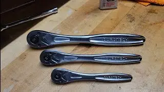DURATECH Pro 3 Piece ratchet set. Decent Budget set of ratchets.