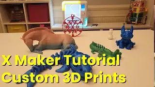 Как распечатать пользовательские 3D-модели на X Maker для детей
