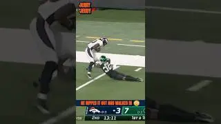 Jerry Jeudy Rips Ball Away From Jets DB for a TD!