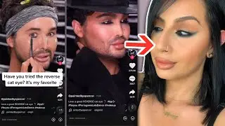 VIRAL TIKTOK REVERSE CAT EYE | PAINTEDBYSPENCER