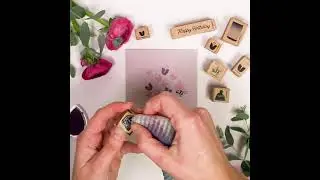 DIY Stamping Tutorial - Hummeln im Winterlook