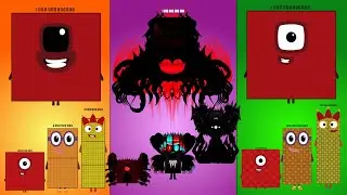 Numberblocks Band Re Take (1.B - 1.T) vs Uncannyblocks Band Different Units