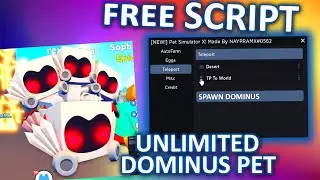 New *Hidden* SCRIPT for PET SIMULATOR X! || SPAWN DOMINUS PET, GEMS & COINS || HACK