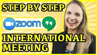 International Online Meeting | How to Use Zoom | Video Conference across Time Zones