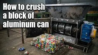 Can Crusher|Aluminium Can Briquette Crusher #Can Recycling