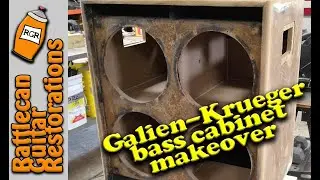 Galien-Krueger bass cabinet makeover | RATTLECAN GUITAR RESTORATIONS by James O&rsquo;Rear
