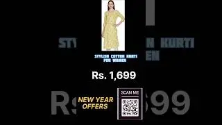 Stylish Cotton Kurti For Women Under 2000 #cottondress #kurti #kurtidress #ladieskurti #cottonkurti