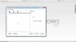1. Start-up screen - SolidWorks 2016