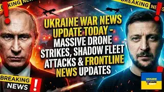 Ukraine War News Update Today - Massive Drone Strikes, Shadow Fleet Attacks & Frontline News Updates