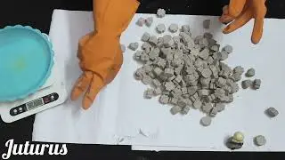 ASMR of 3 kg Rose Clay Assorted Shapes, no talking and no bgm || juturus 