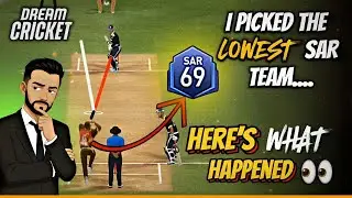 Low SAR Team vs Pro Players! 😱 Rank Push in Dream Cricket 25