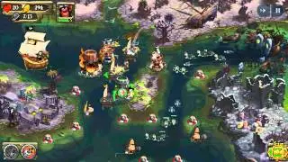 Pirate Legends TD Tower Defense Gameplay on Android - Level 9