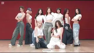 TWICE - &lsquo;Strategy&rsquo; (1,3절) Dance Practice Mirrored