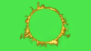 Fire Green Screen Effect Animation